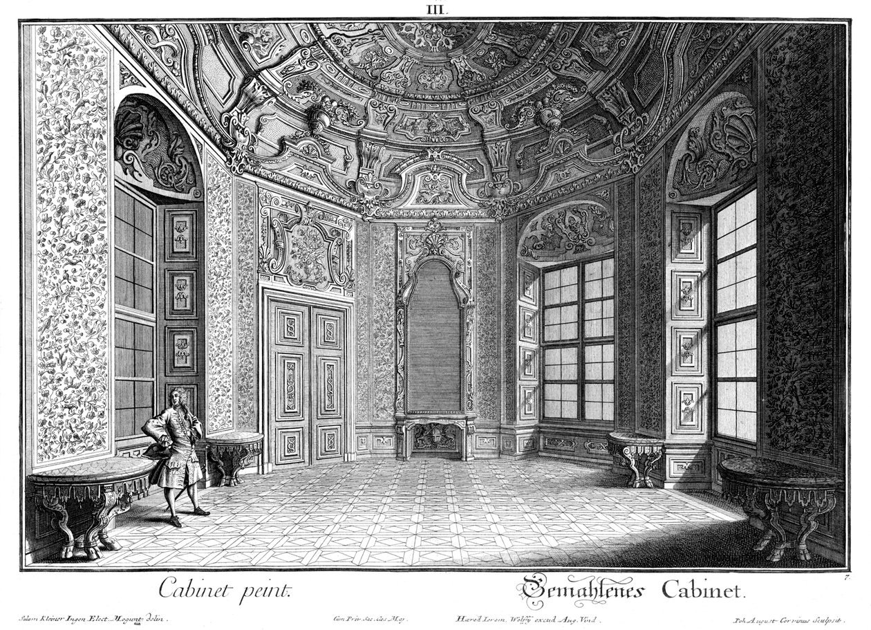 Cabinet peint - Salomon Kleiner
