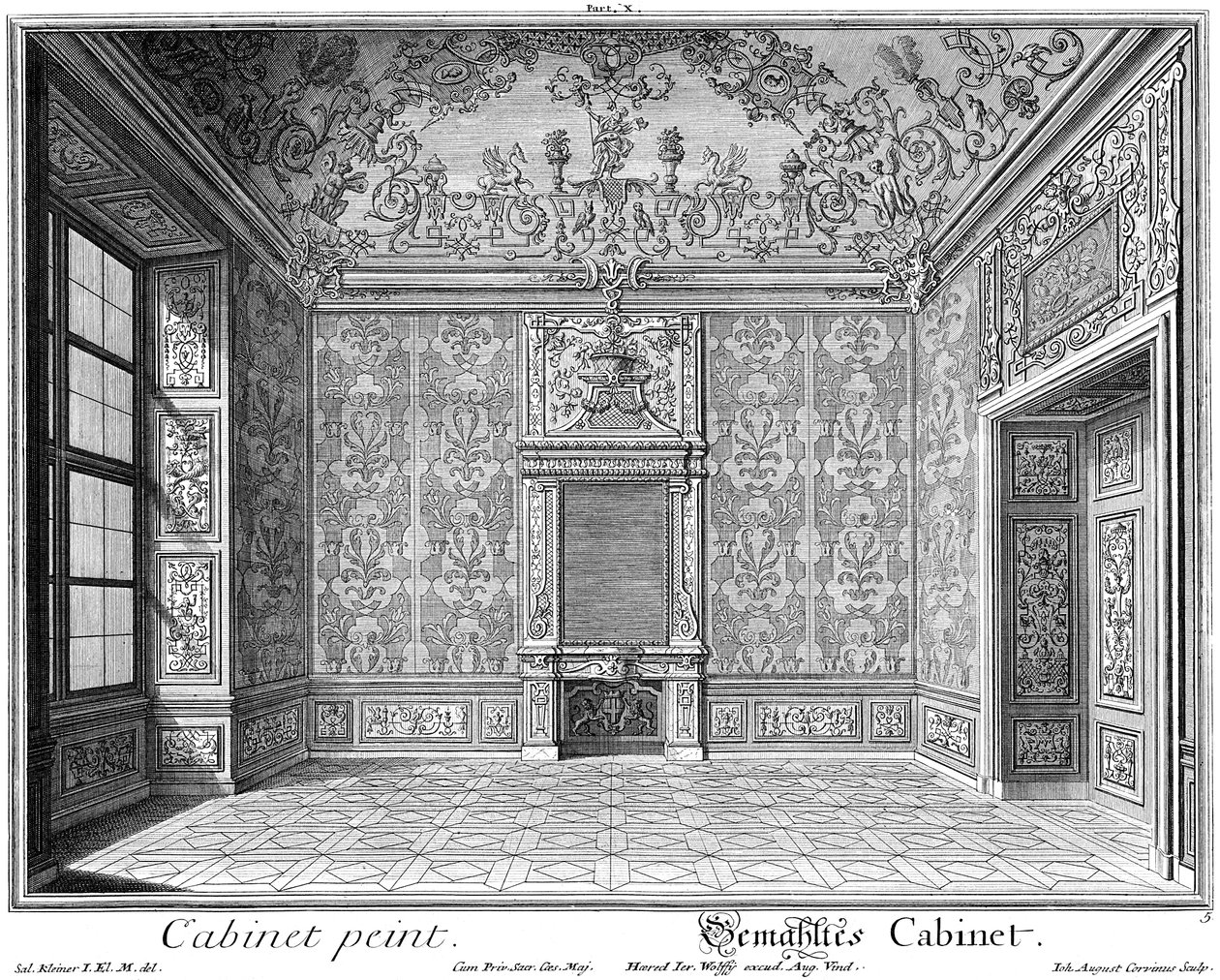 Cabinet peint - Salomon Kleiner