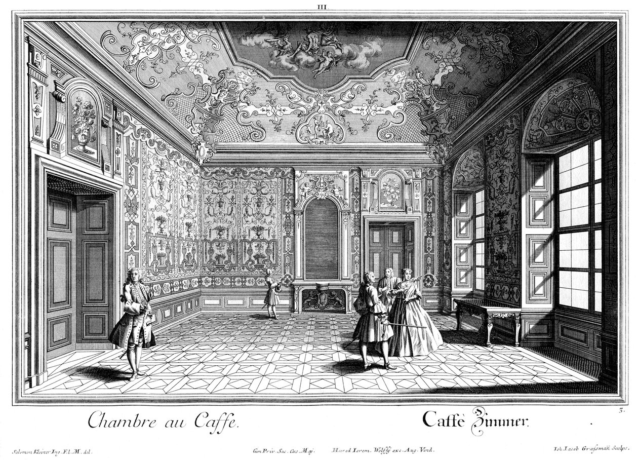 Salle de café - Salomon Kleiner