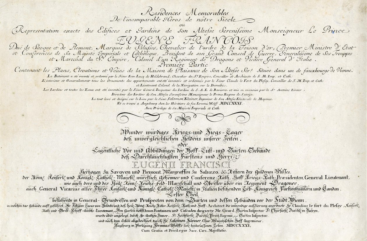Page de couverture de la première partie - Salomon Kleiner