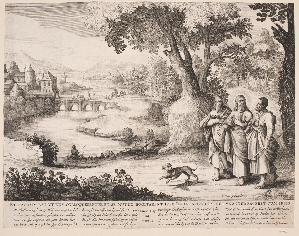 Pèlerins à Emmaüs - Salomon Savery
