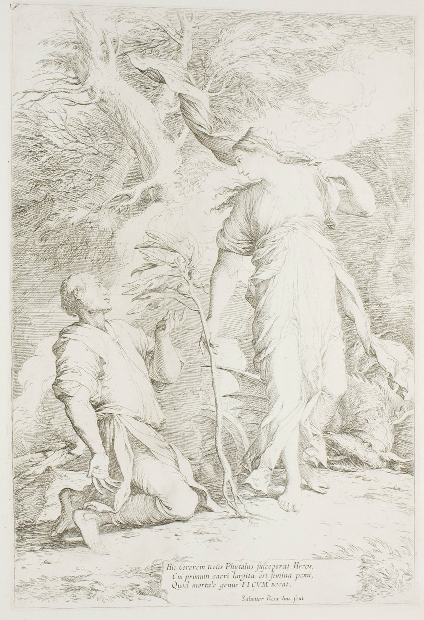 Cérès et Phytalus - Salvator Rosa