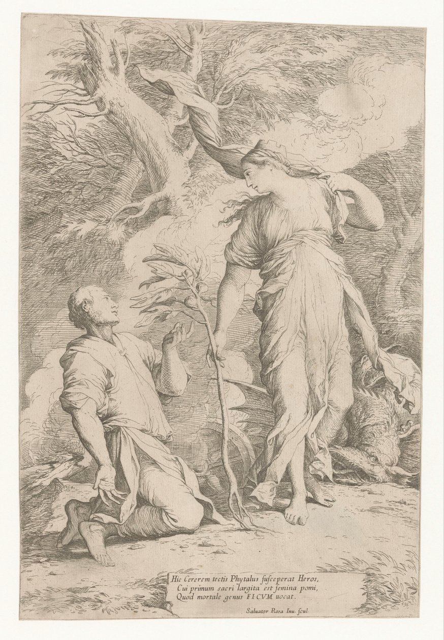 Cérès et Phytalus - Salvator Rosa