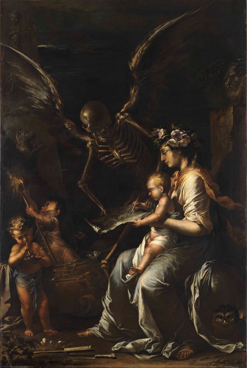 Fragilité Humaine, c.1656 - Salvator Rosa
