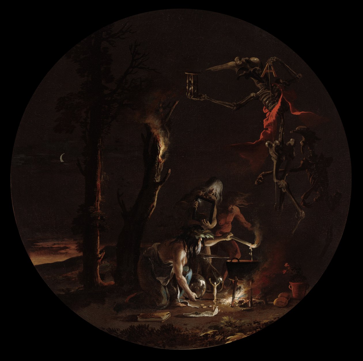 Scènes de sorcellerie : Soir - Salvator Rosa