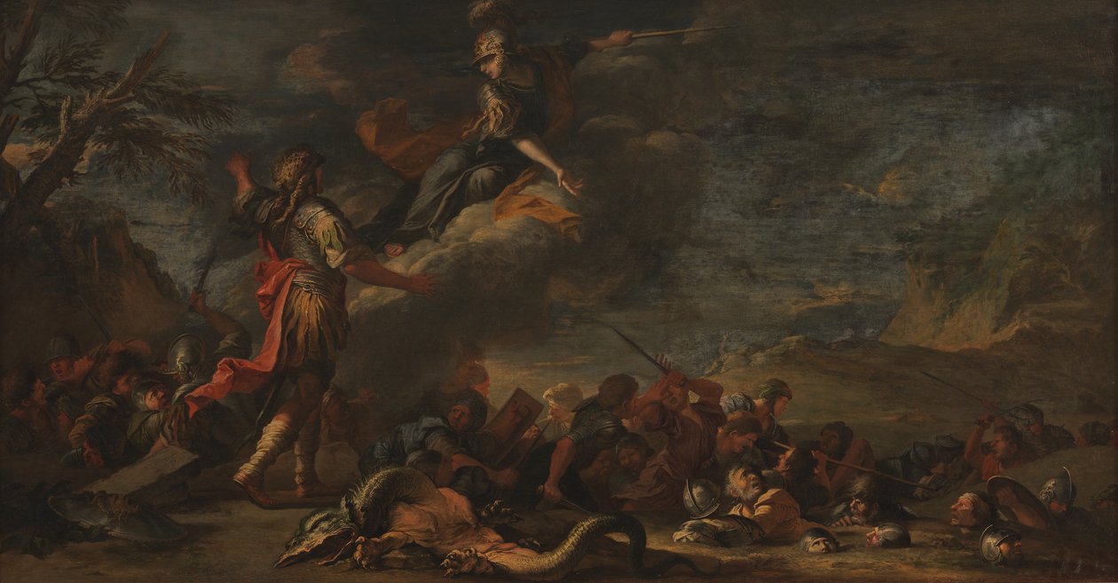 La Fondation de Thèbes - Salvator Rosa