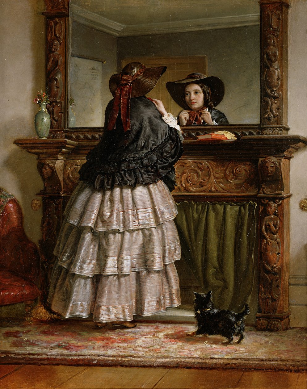 Préparation pour une promenade - Samuel Baldwin