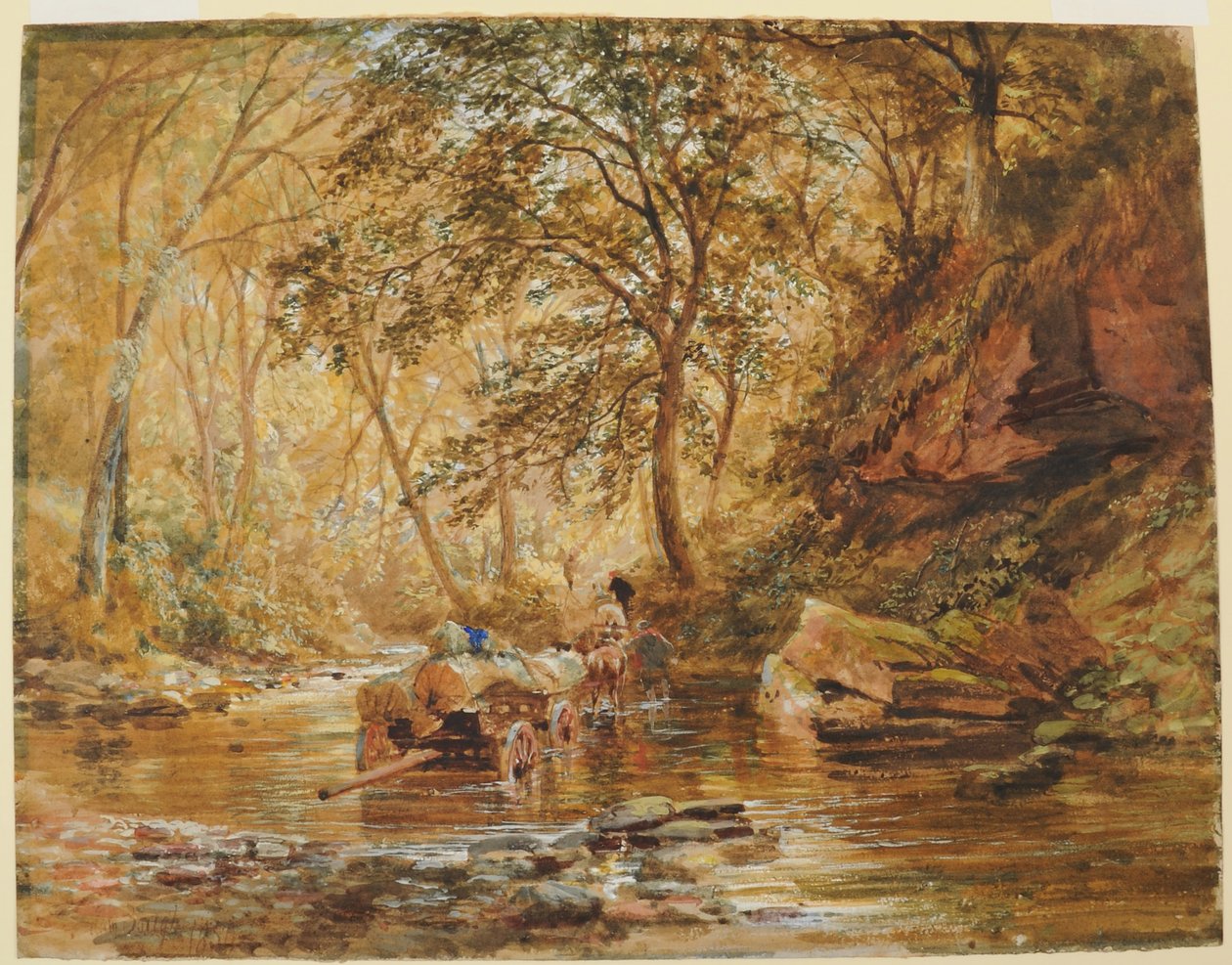 Cadzow Burn, 1856 - Samuel Bough
