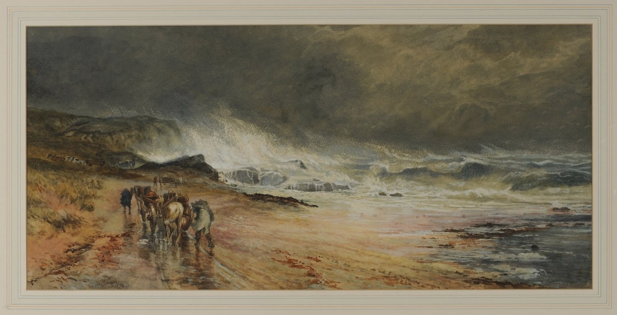 Tempête sur le Firth, 1874 - Samuel Bough