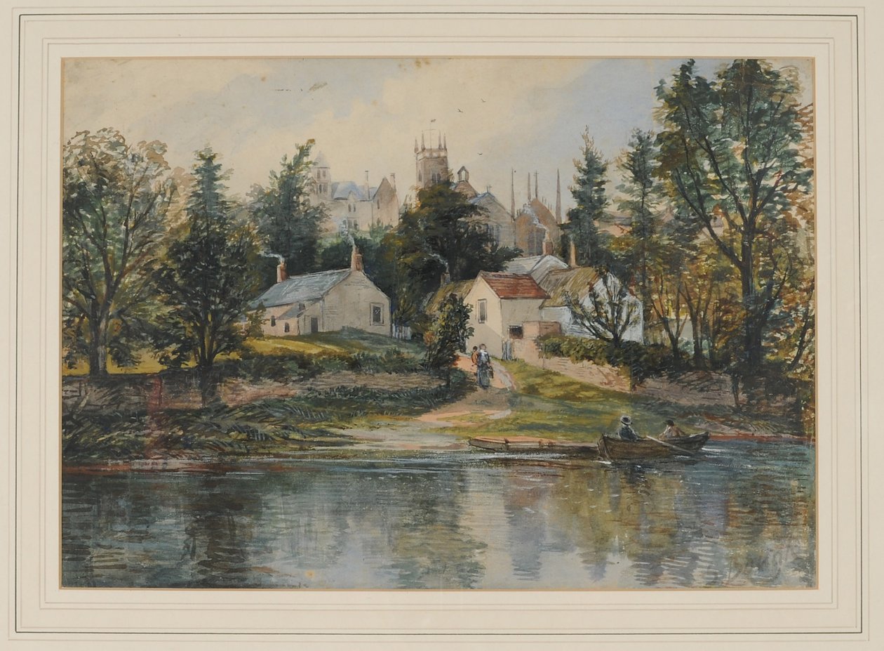 Ferry de Wetheral, 1840-43 - Samuel Bough