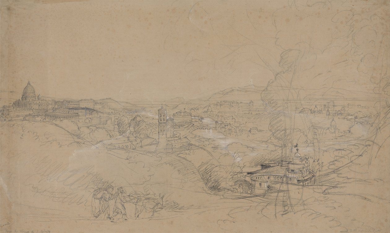 Rome depuis San Spirito - Samuel Palmer