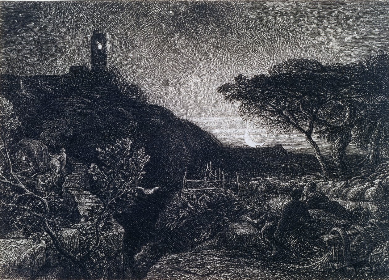 La Tour solitaire, 1879 - Samuel Palmer