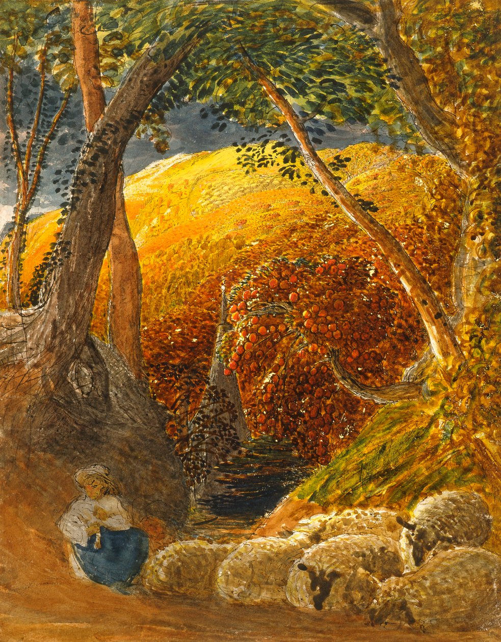 Le pommier magique - Samuel Palmer