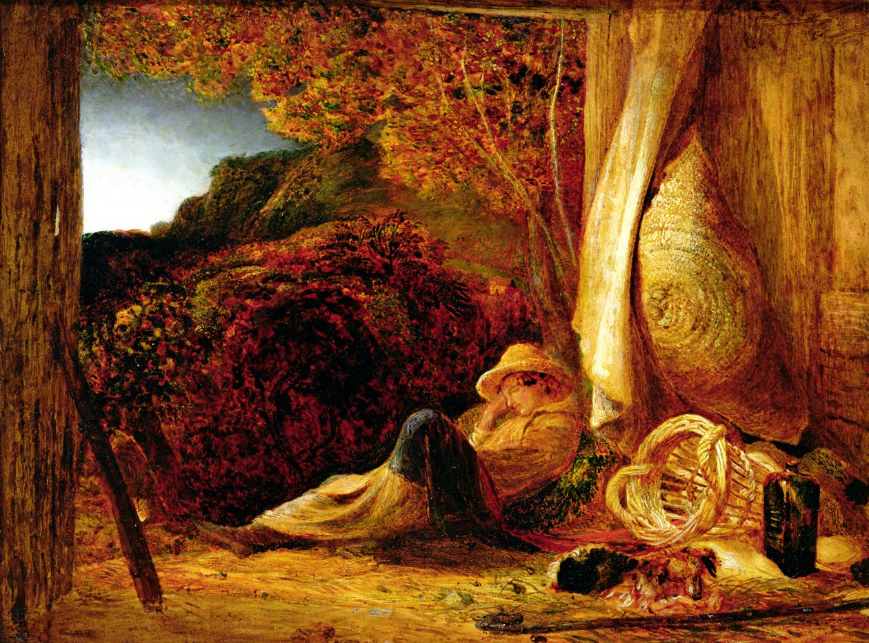 Le berger endormi, 1834 - Samuel Palmer