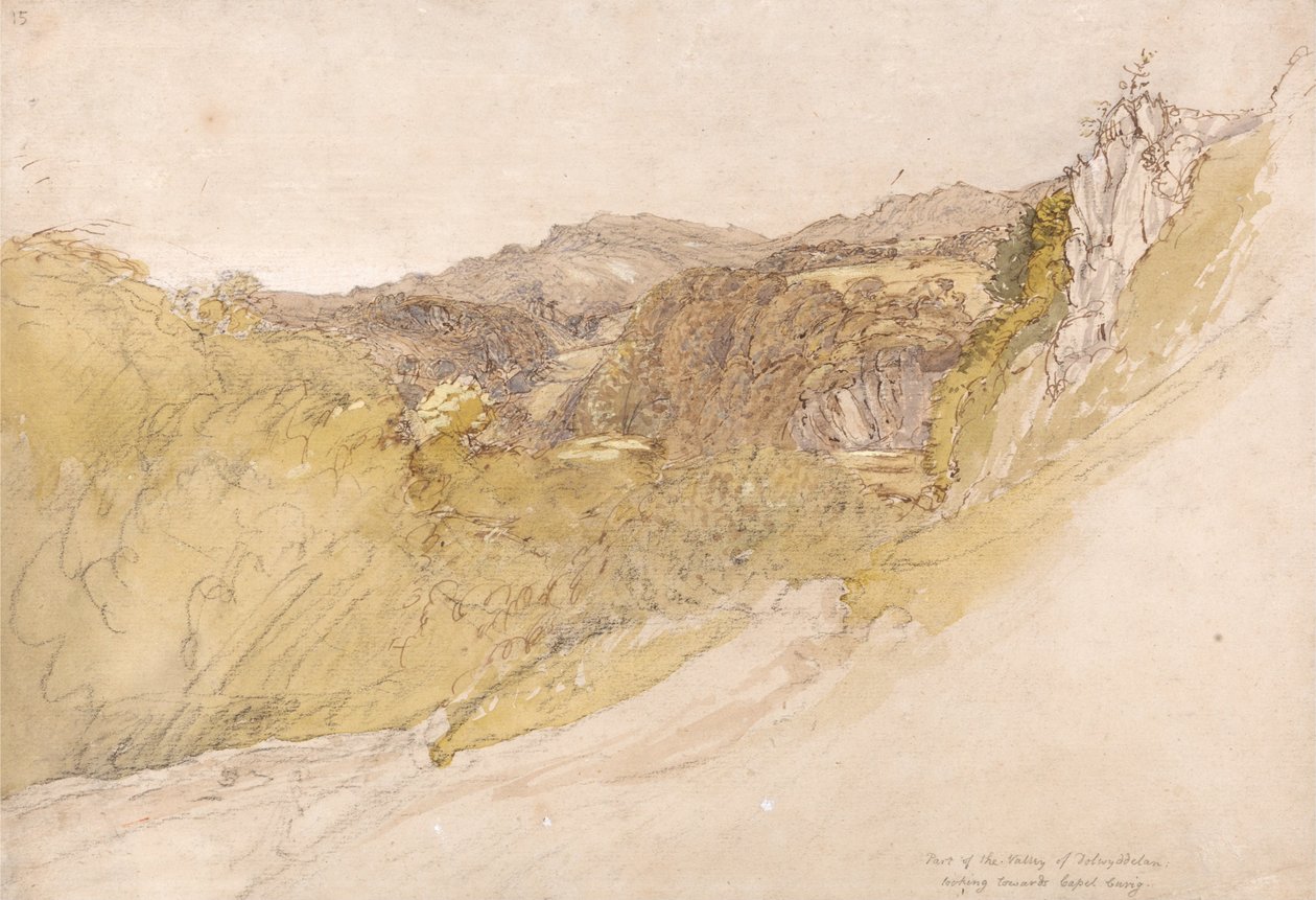 La vallée de Dolwyddelan - Samuel Palmer