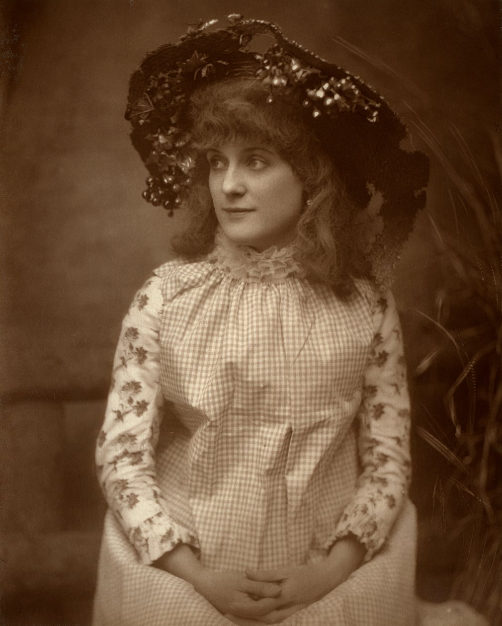 Minnie Palmer, actrice américaine, 1884 - Samuel A Walker