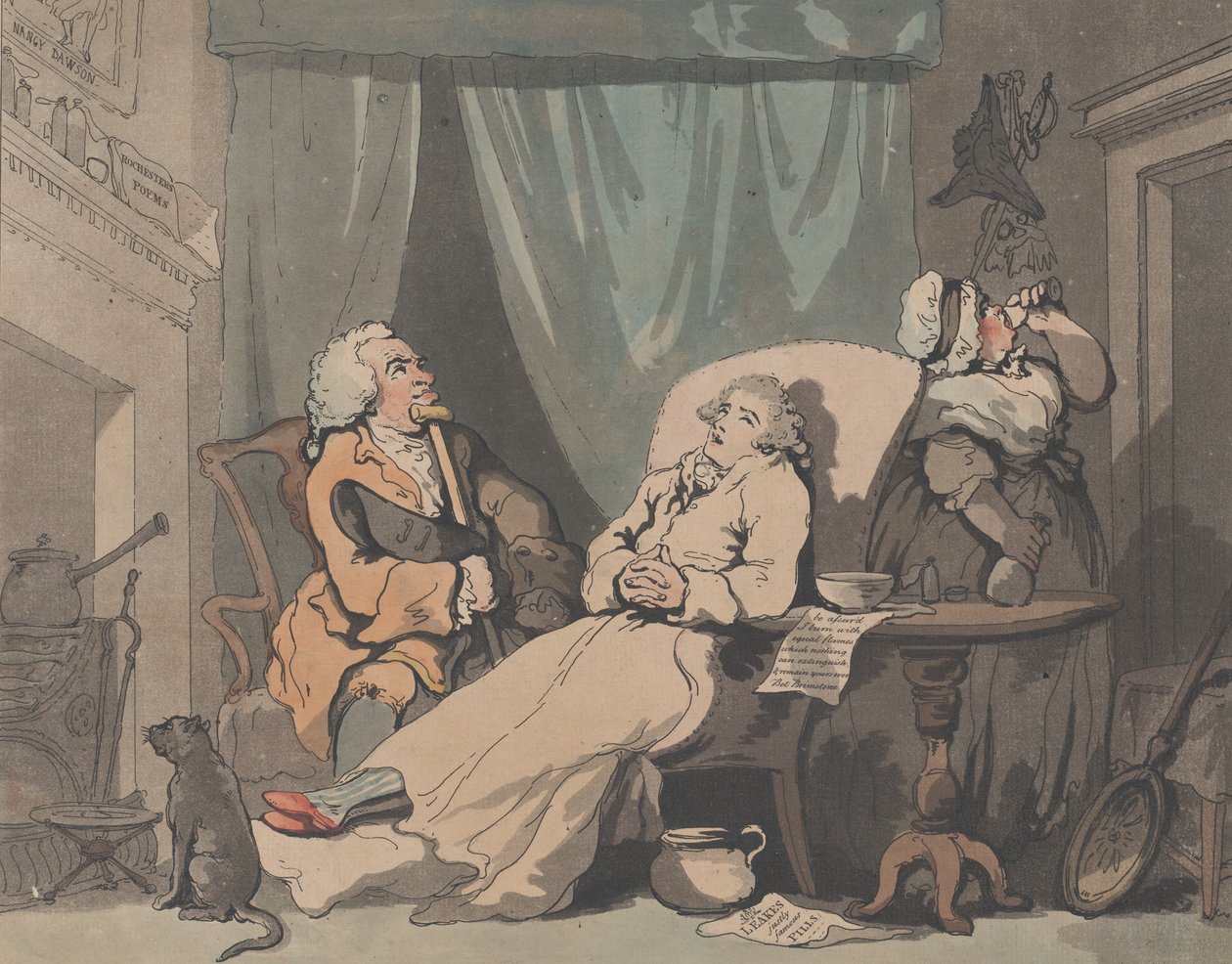 Le Célibataire, 28 décembre 1787 - Samuel Alken