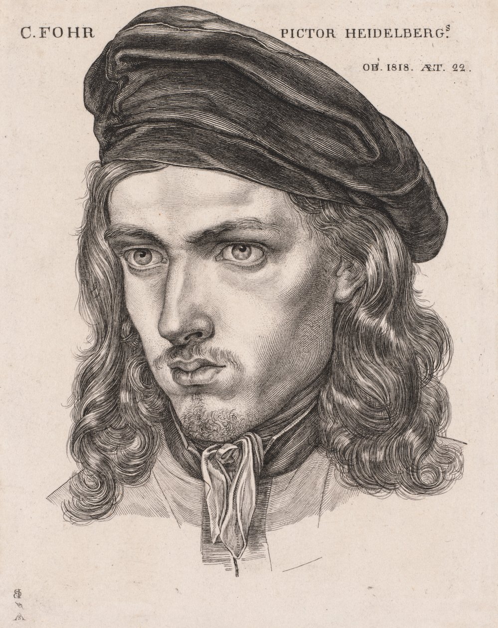 Portrait de Carl Philipp Fohr - Samuel Amsler