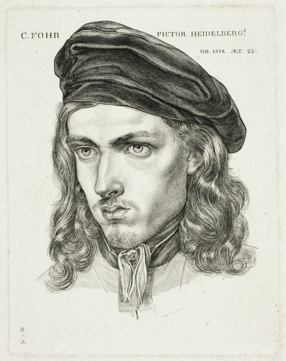 Portrait de Karl Philip Fohr - Samuel Amsler
