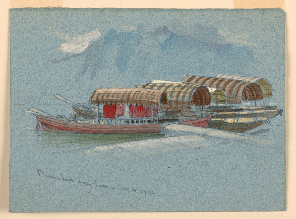 Bateaux de Plaisance, Lac de Lucerne - Samuel Colman