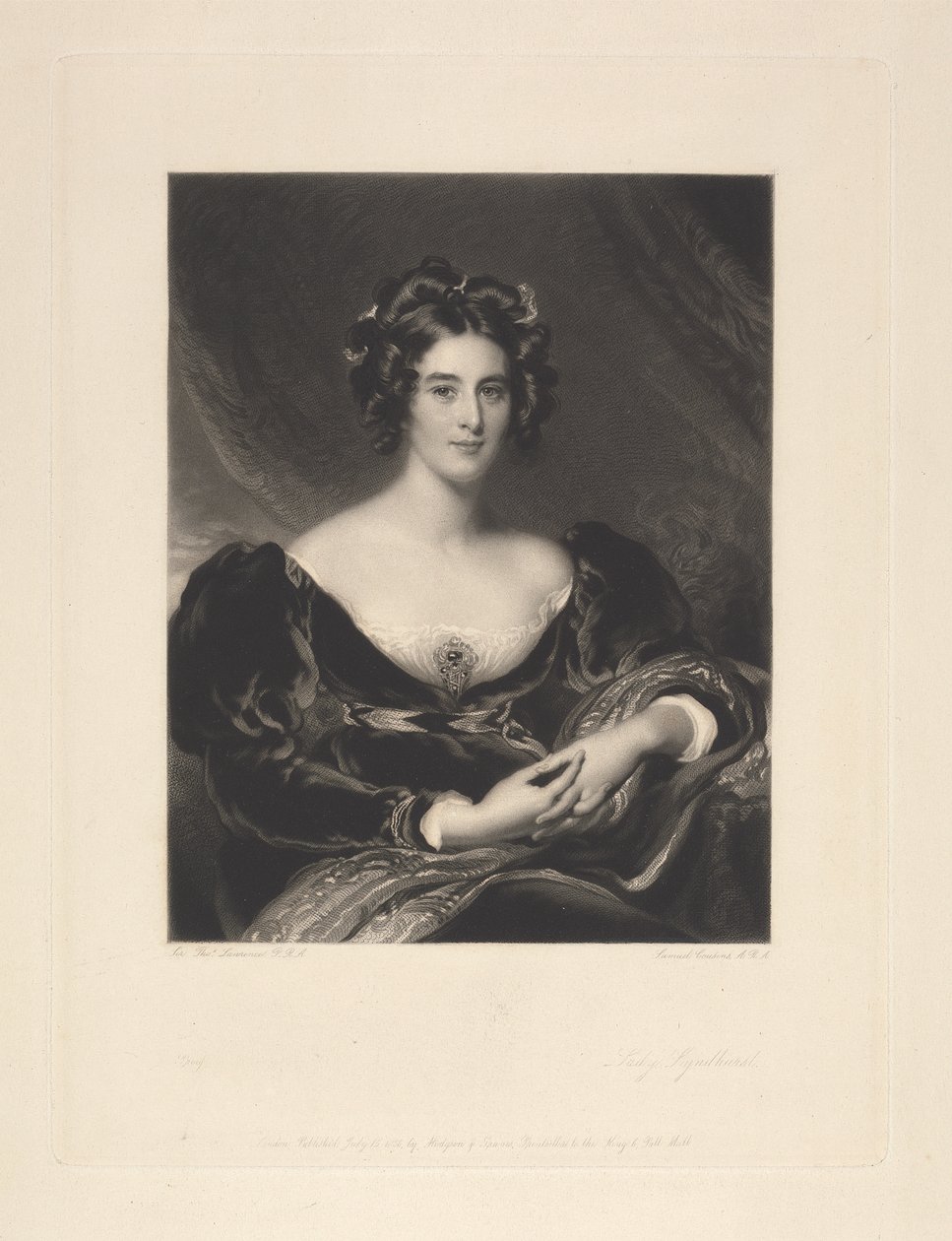 Lady Lyndhurst - Samuel Cousins