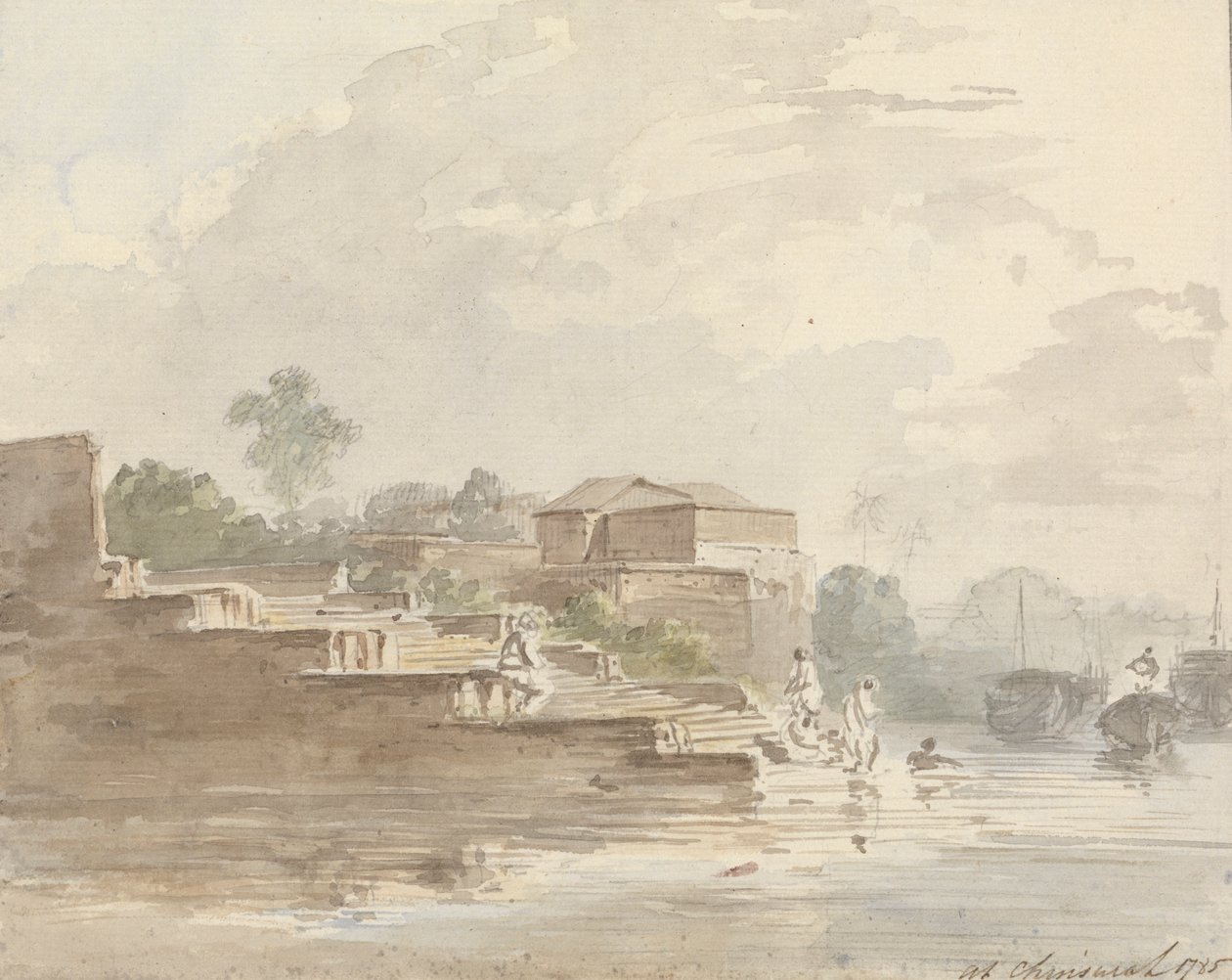 À Chinsurah [Chinsura] - Samuel Davis