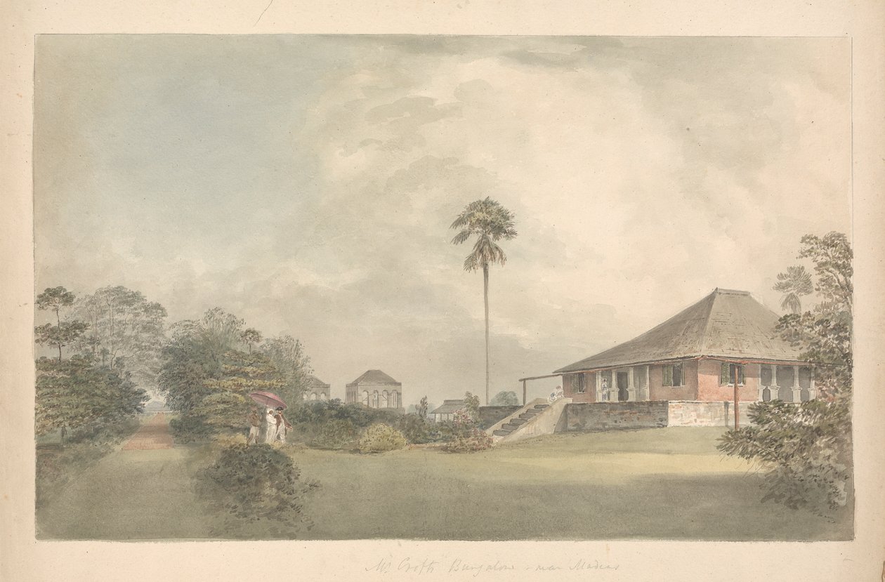 Bungalow de M. Croft, près de Madras - Samuel Davis