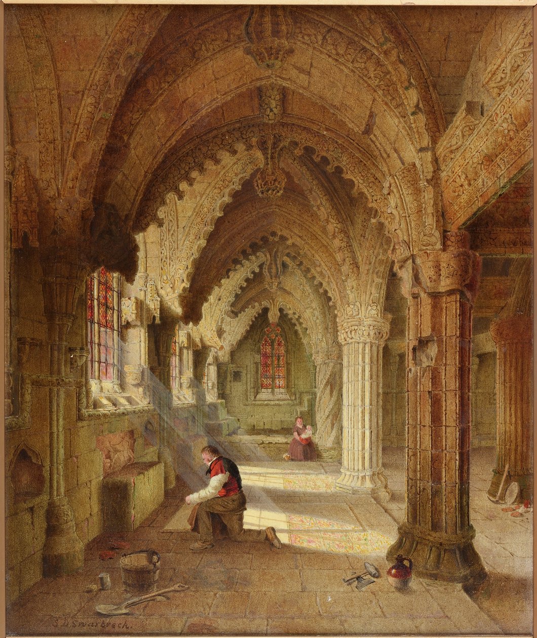 Chapelle de Rosslyn, c.1852 - Samuel Dukinfield Swarbreck