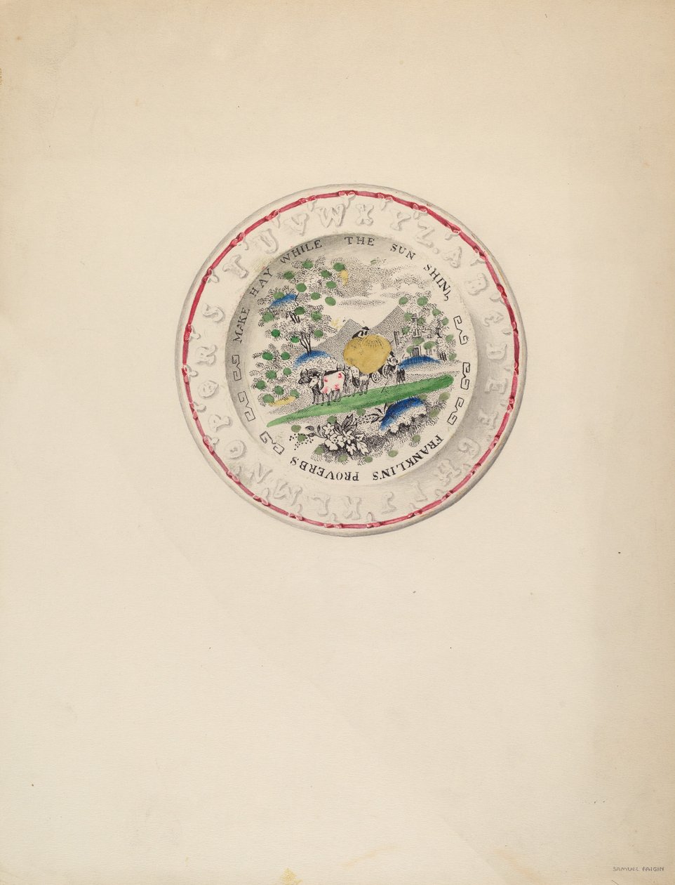 Assiette - Samuel Faigin
