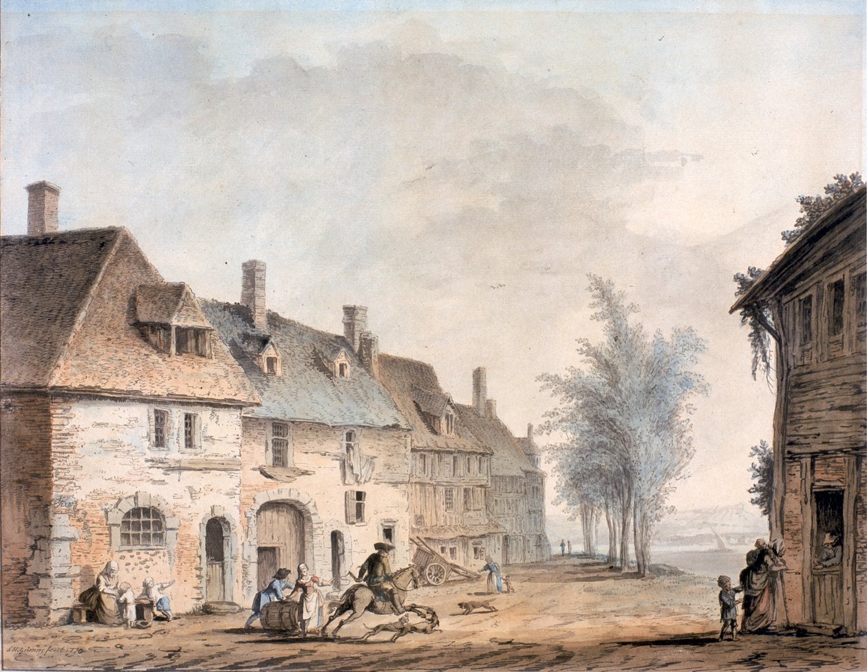 À Dieppe, 1770 - Samuel Hieronymous Grimm