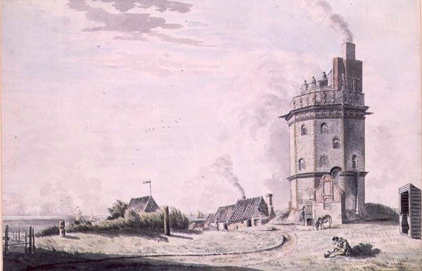 Le phare de North Foreland - Samuel Hieronymous Grimm