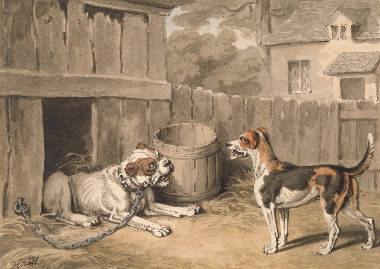 Le chien espiègle - Samuel Howitt