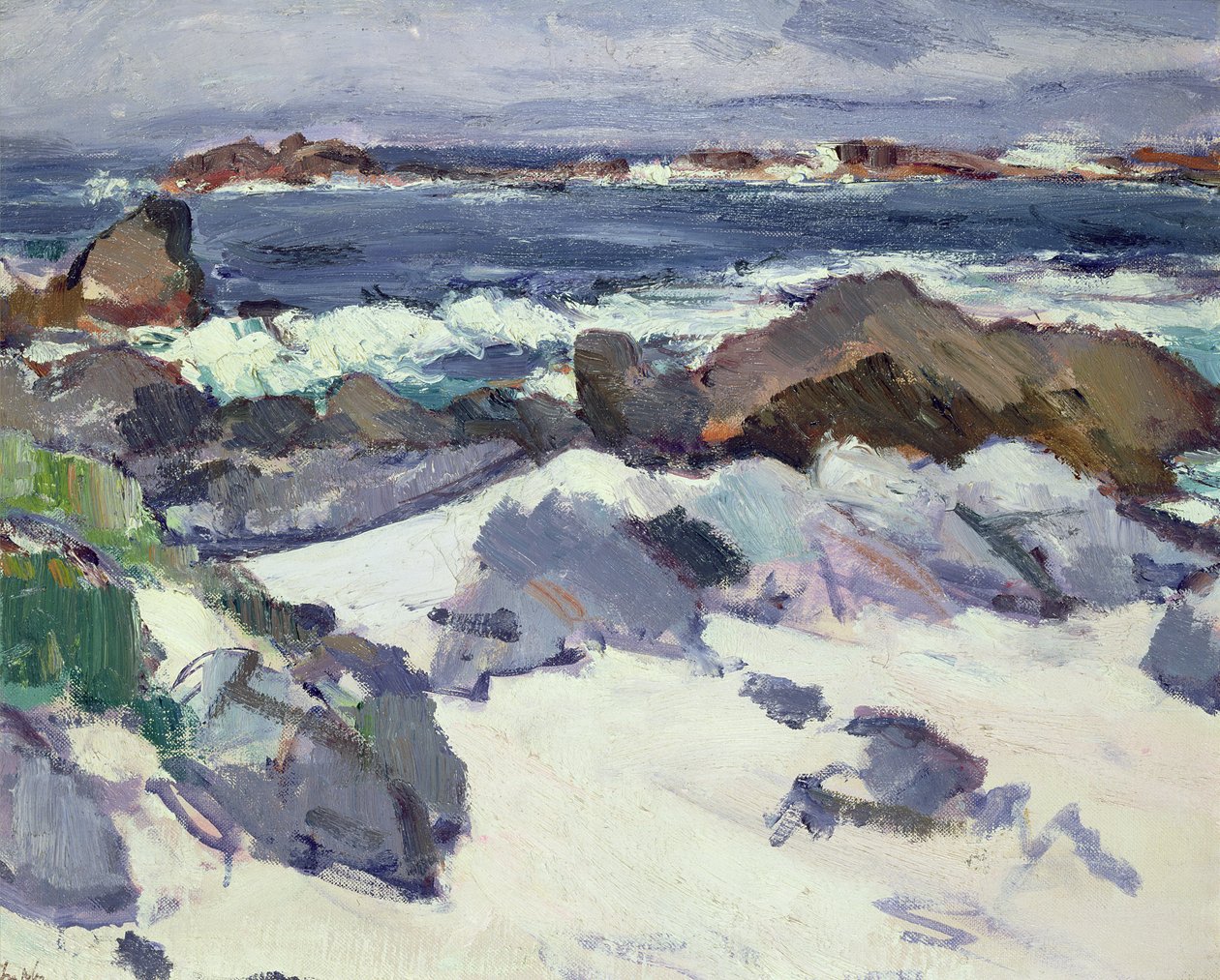 Une côte rocheuse, Iona - Samuel John Peploe