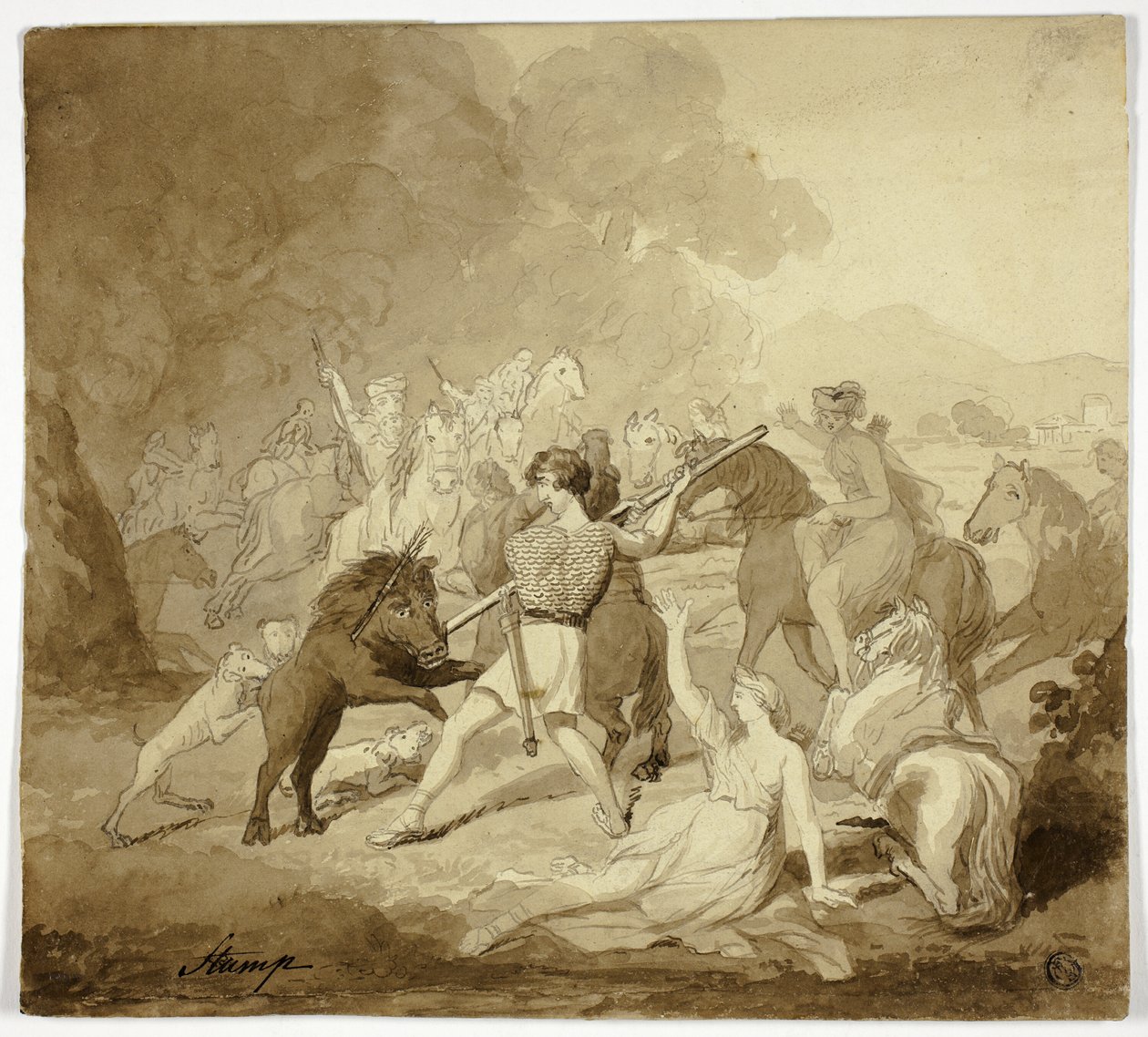 Scène de Cymbeline - Samuel John Stump