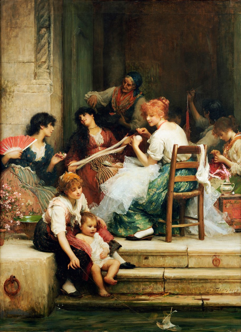 Vie vénitienne, 1884 - Samuel Luke Fildes