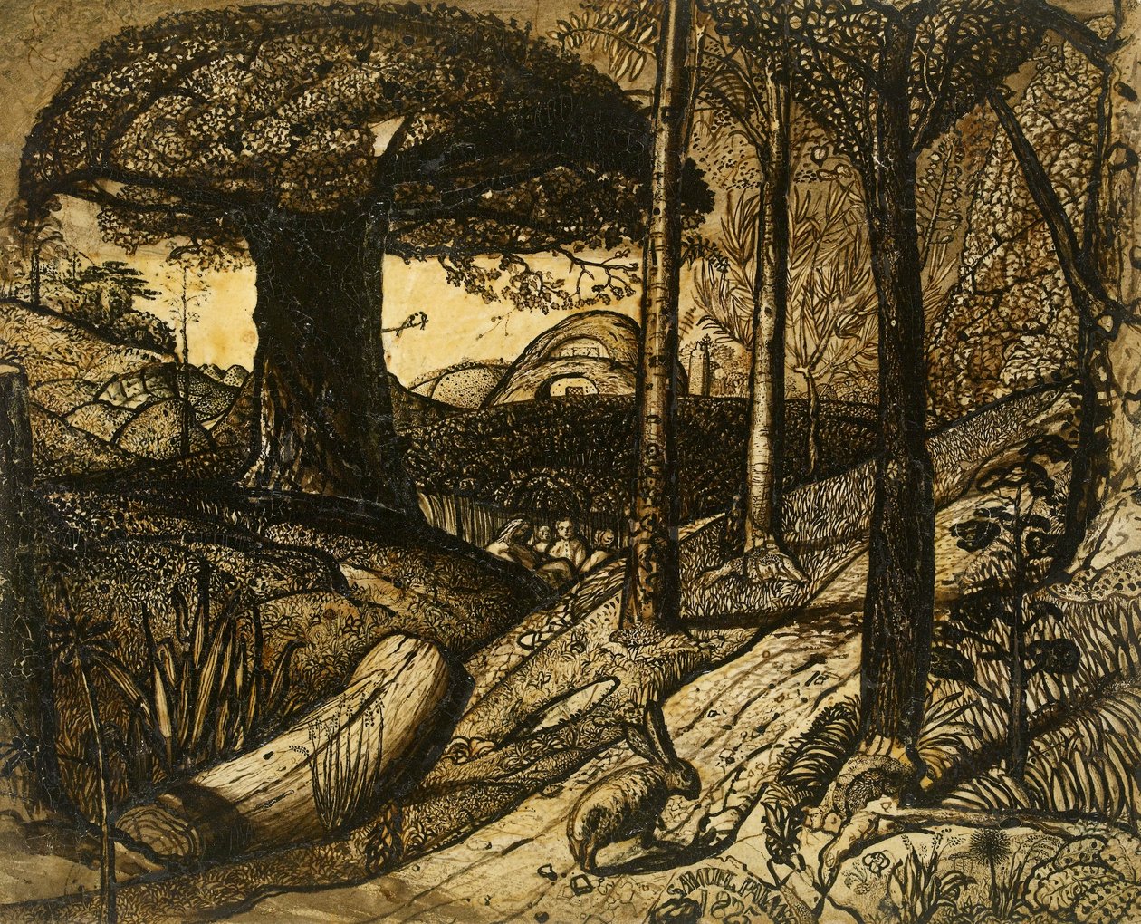 Tôt le matin, 1825 - Samuel Palmer