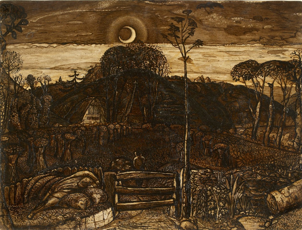 Crépuscule Tardif - Samuel Palmer