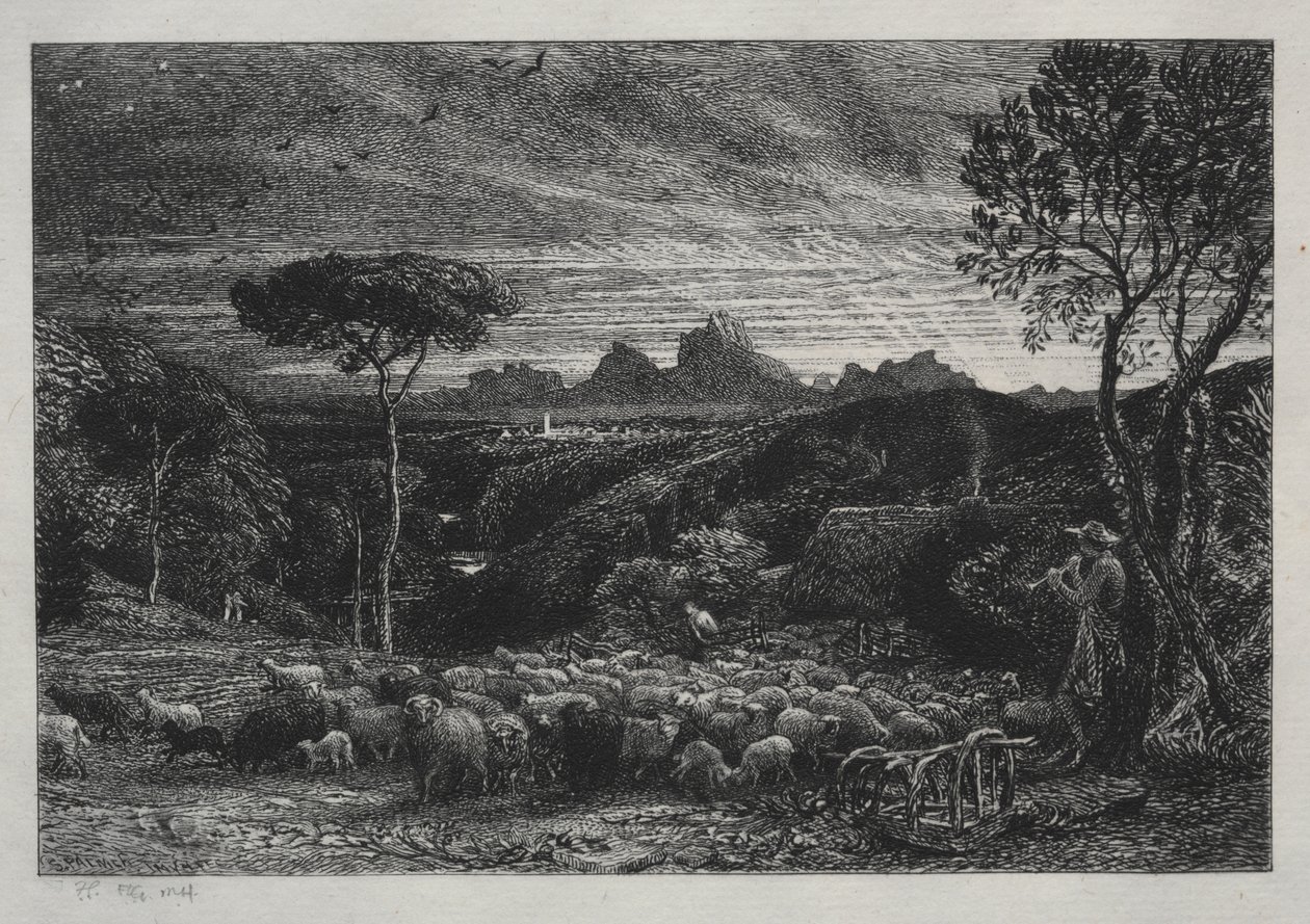 Ouvrir le pli - Samuel Palmer