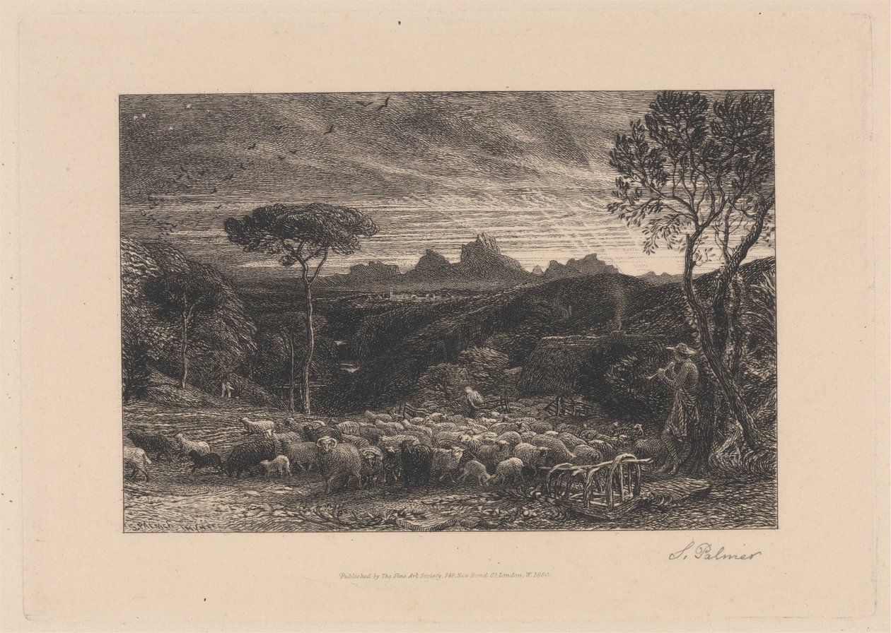 Ouvrir le pli - Samuel Palmer