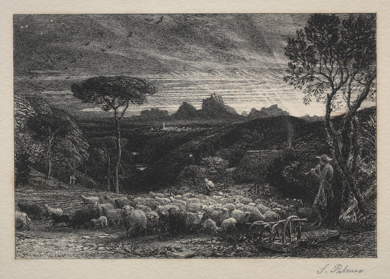 Ouverture du pli - Samuel Palmer