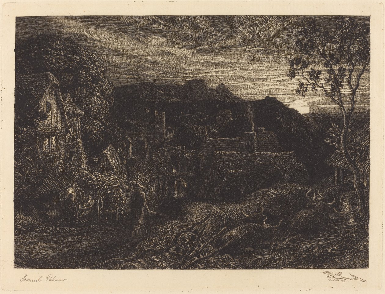 Le Crieur - Samuel Palmer
