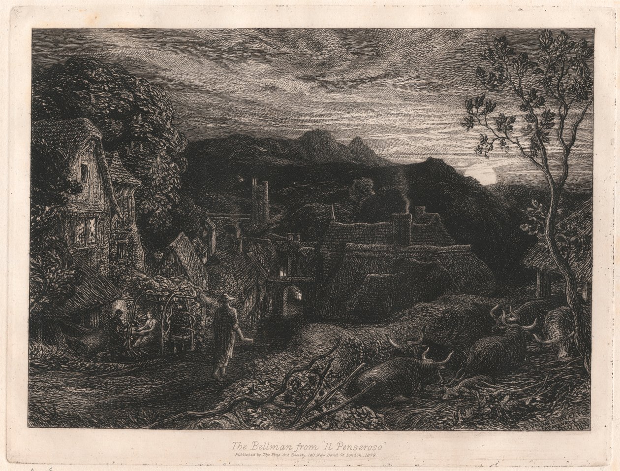Le crieur - Samuel Palmer