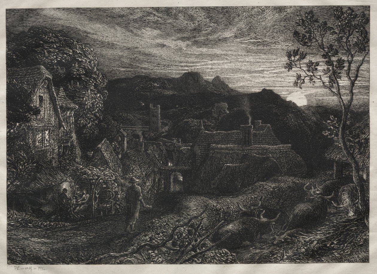 Le crieur, 1879 - Samuel Palmer