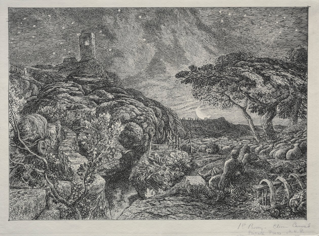 La Tour solitaire, 1879 - Samuel Palmer