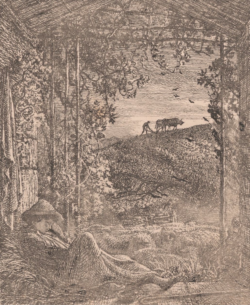 Le berger endormi - Samuel Palmer
