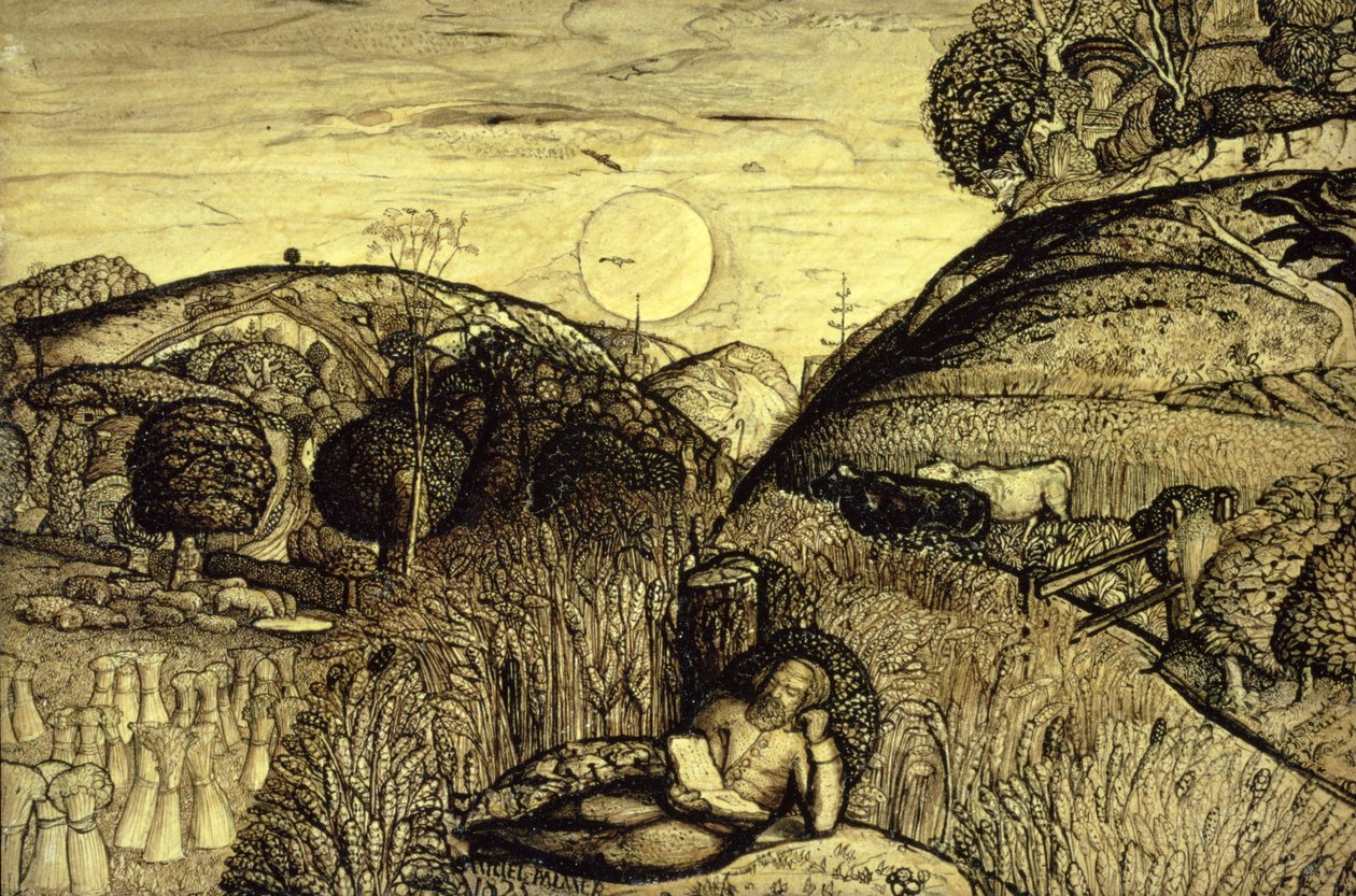 Vallée épaisse de maïs - Samuel Palmer
