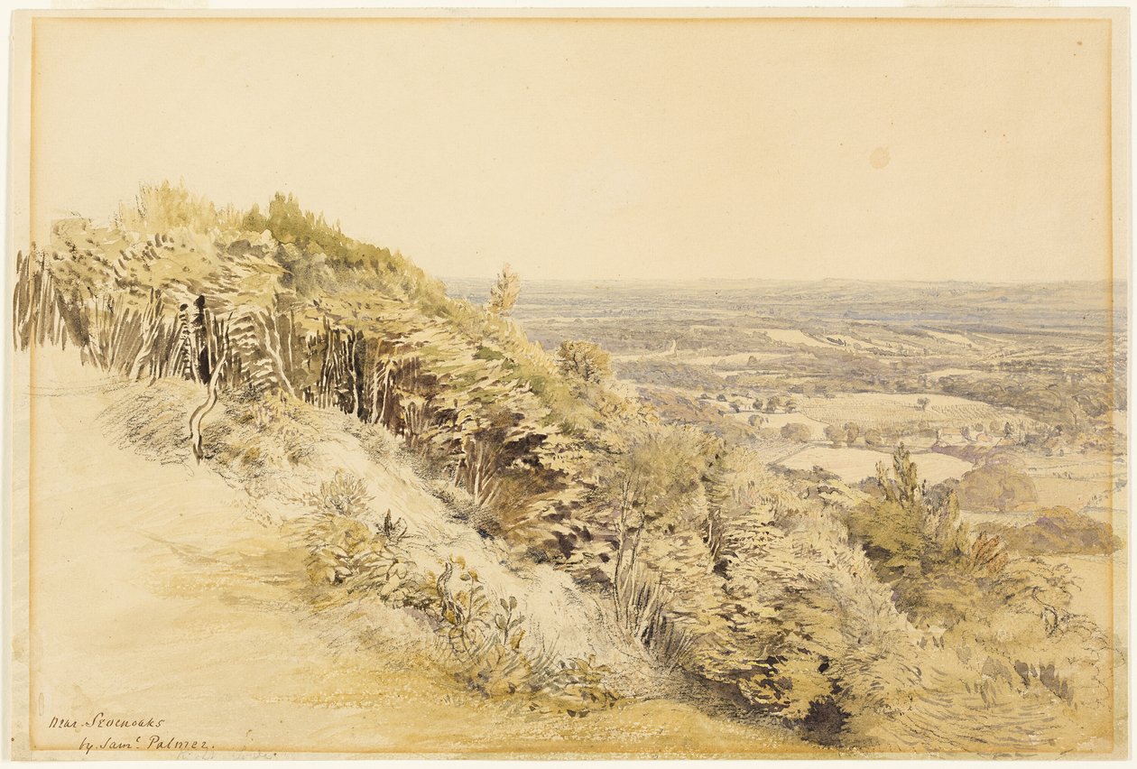 Vue de Wilmots Hill, Kent - Samuel Palmer