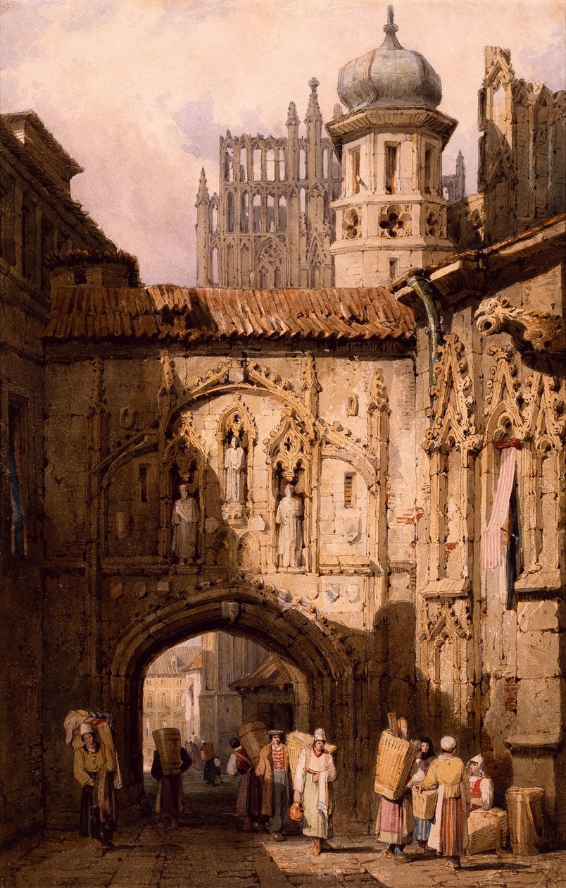 Une vue de Nuremberg par Samuel Prout - Samuel Prout