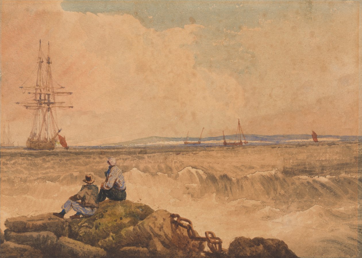 Scène côtière - Samuel Prout