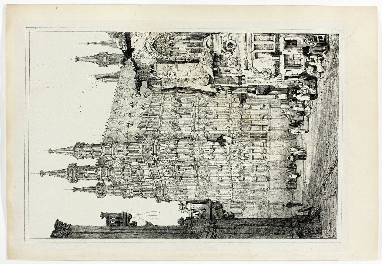 Hôtel de Ville, Louvain - Samuel Prout